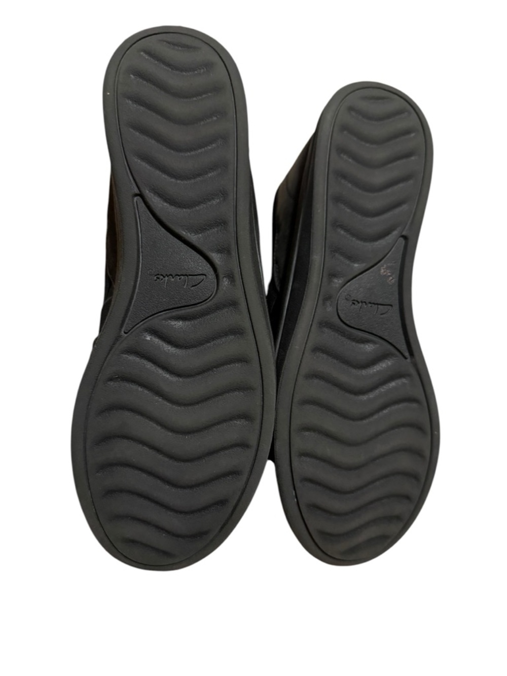 Clarks Women’s Black Slip-On Loafers - Picture 2 of 6